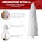 9ft. Unlit White Pencil Tinsel Artificial Christmas Tree